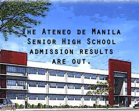 ateneo senior high school results|Ateneo de Manila Senior High School .